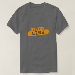 Orange Grey Typography Graphic T-Shirt
