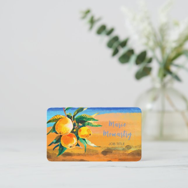 Orange grove business card (Standing Front)