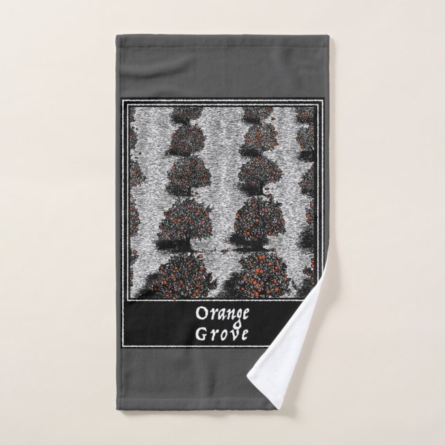 Orange Grove Hand Towel (Hand Towel)
