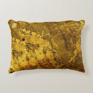 Orange grunge textureabstract,ancient,antique,art, accent pillow