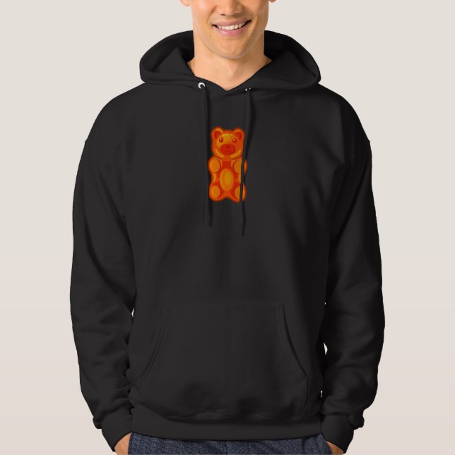 Orange Gummy Bear Candy Hoodie (Front)