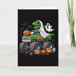 Orange Halloween Shirt Boys Toddler Kids Ghost Shi Card
