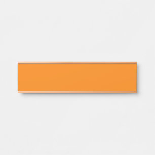 Orange Hanging Name Sign