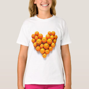 Orange Heart T-Shirt