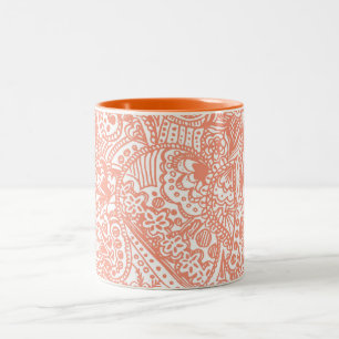 Orange Henna Mug