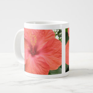 Orange Hibiscus Fleur Macro Mug
