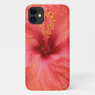 Orange Hibiscus Flower Macro iPhone Case