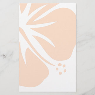 Orange Hibiscus Stationery