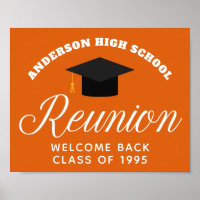 Orange High School Reunion Custom Alumni Welcome