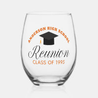 Orange High School Reunion Party Custom Alumni