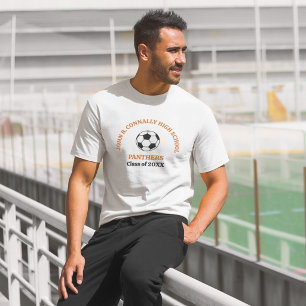 Orange High School Soccer Team Personalized T-Shirt