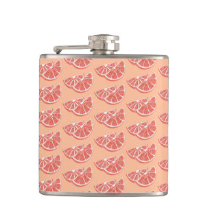 Orange Hip Flask