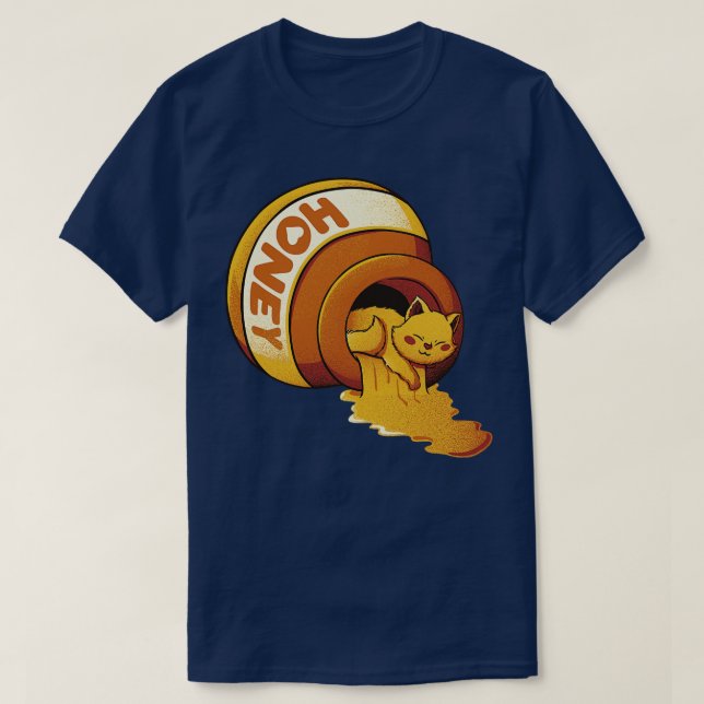 Orange Honey Cat by Tobe Fonseca T-Shirt (Design Front)