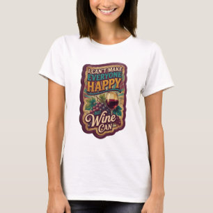 Orange I CAN'T MAKE EVERYONE HAPPY BUT WINE CAN T-Shirt