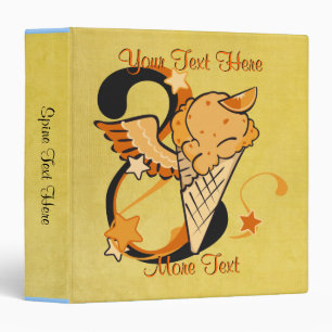 Orange Ice Cream Binder
