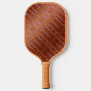 Orange Ikat 5 Pickleball Paddle