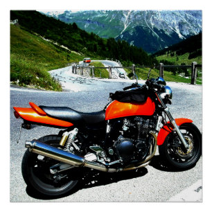 orange in the mountains poster