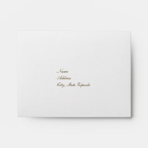 Orange Inside RSVP Envelope