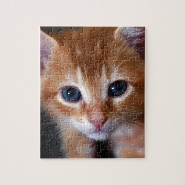Orange Is The New Cat Jigsaw Puzzle (Vertical)