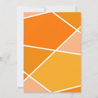 Orange JanaiCreates ColorCollection Invitation