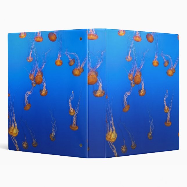 Orange Jellyfish Binder (Background)