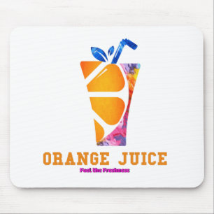 orange juice 2 mouse pad