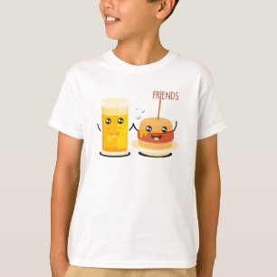 Orange Juice and Hamburger Best Friend T-Shirt