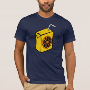 Orange Juice Box Mens T-Shirt