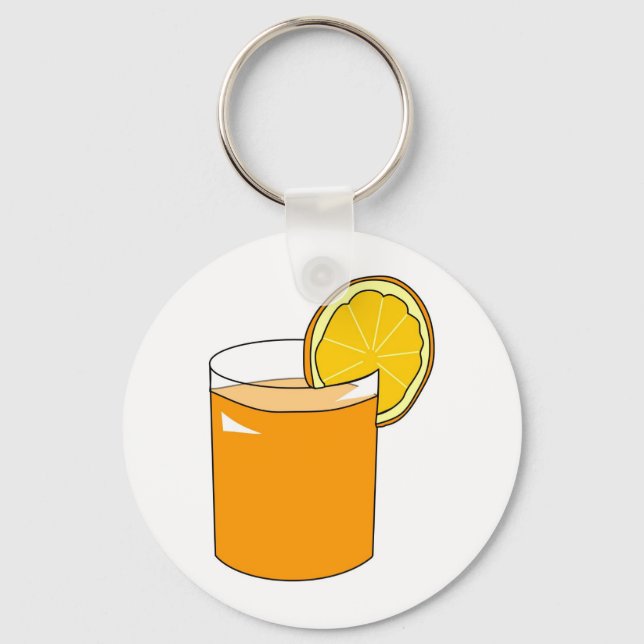 Orange Juice Keychain (Front)