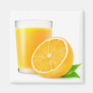 Orange juice magnet