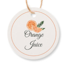 Orange Juice Mimosa Bar Carafe Label