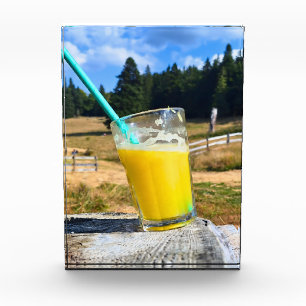 Orange Juice Outdoors – Nature Forest Photography Photo Block