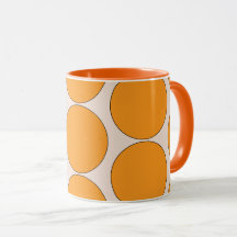 "ORANGE JUICE" POP-ART DECOR 11 OZ. COFFEE