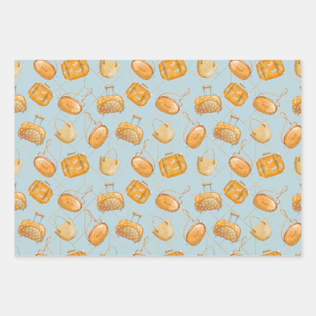 Orange Juice Wrapping Paper Sheet (Front)