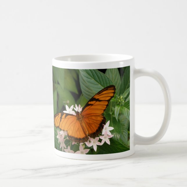 Orange Julia Butterfly Mug (Right)
