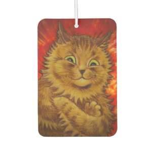 ORANGE KITTY CAT PET AIR FRESHENER