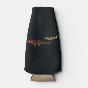 Orange Koi and Gold Koi Bottle Cooler