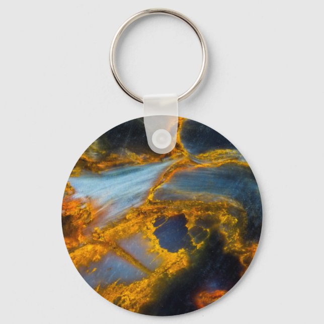 Orange Laced Pietersite Keychain (Front)