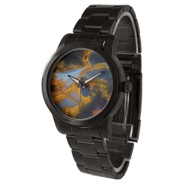 Orange Laced Pietersite Watch (Angled)