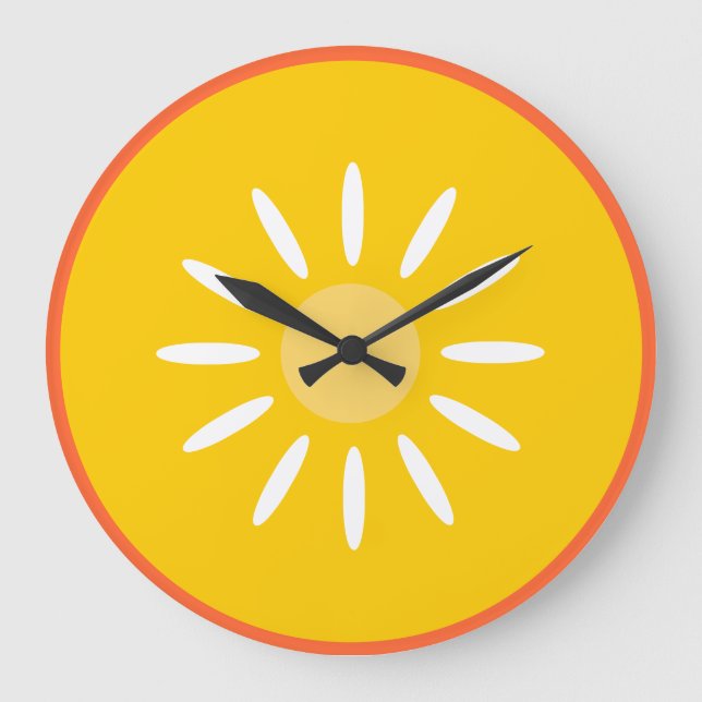 Orange Large Clock (Front)
