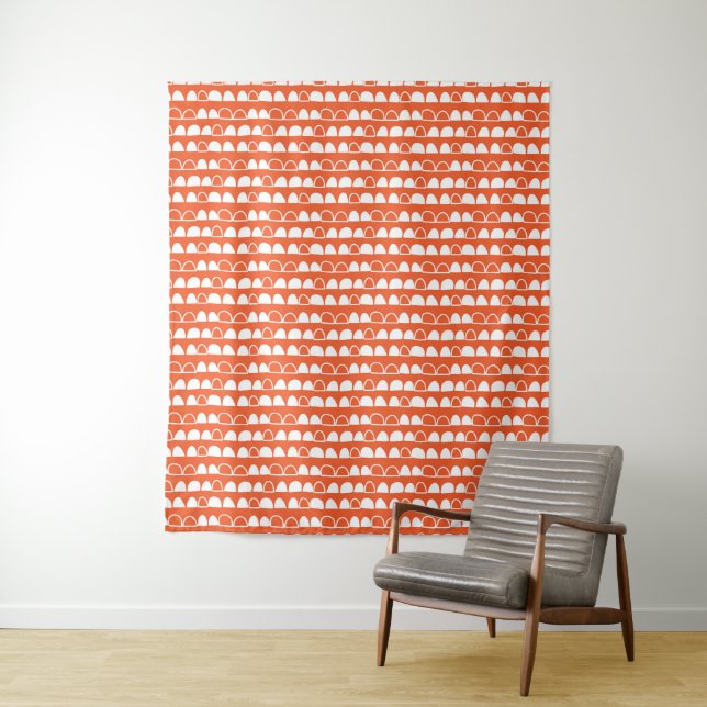 orange large tapestry wall hangings (In Situ)