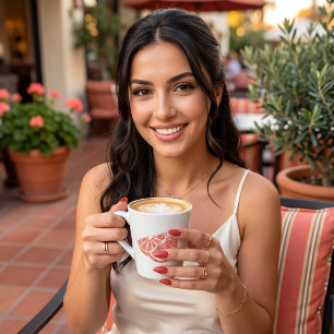Orange Latte Mug