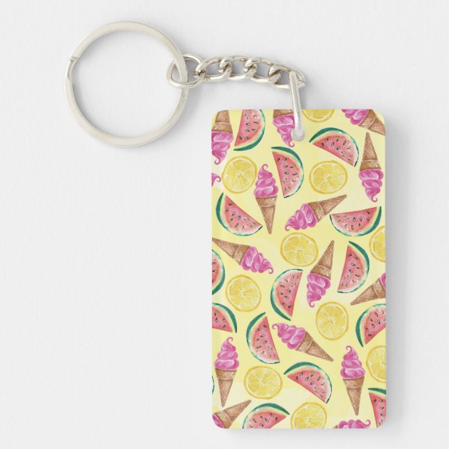 Orange Leaf Keychain (Front)