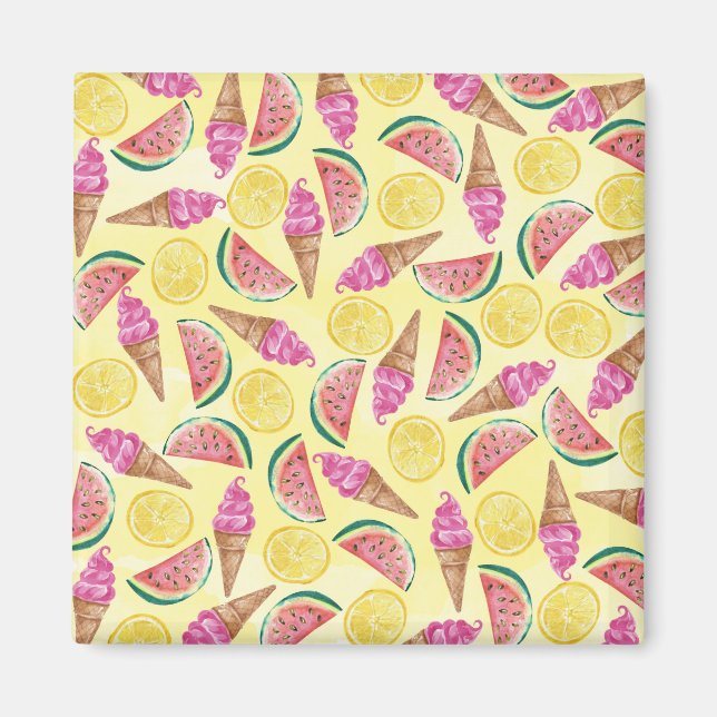 Orange Leaf Magnet (Front)