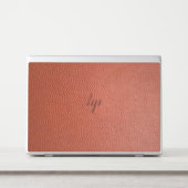 Orange Leather HP EliteBook 830 G5/G6, 735 G5/G6 HP Laptop Skin (Front)