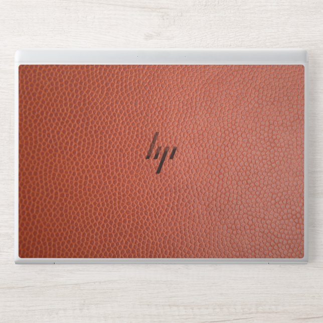 Orange Leather HP EliteBook 830 G5/G6, 735 G5/G6 HP Laptop Skin (Front)