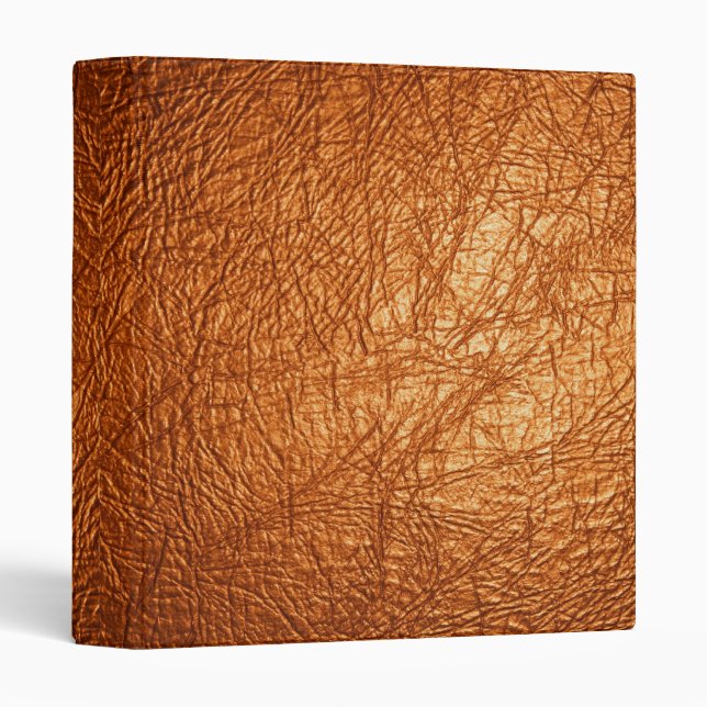 orange leather texture binder (Front/Spine)