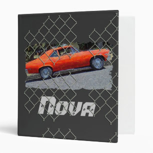 Orange les années 70 Nova Classeur Art numérique