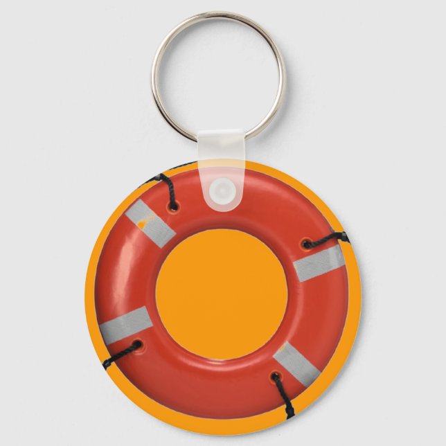 ORANGE LIFE SAVER KEYCHAIN (Front)