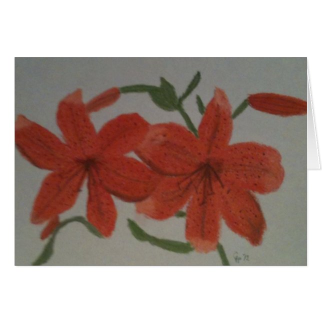 Orange Lilies (Front Horizontal)